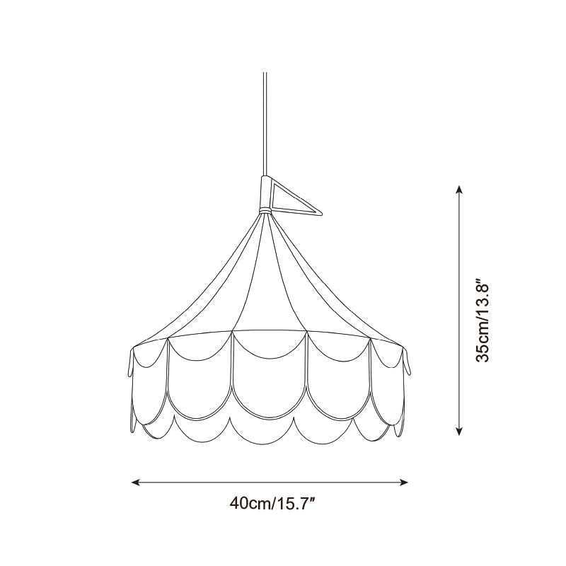 Cirelle Canopy Curated Finished Iron Pendant Lig – macro detail view