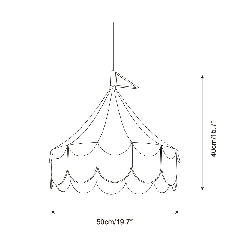 Cirelle Canopy Curated Finished Iron Pendant Lig – illuminated warm ambiance setting