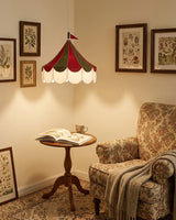 Cirelle Canopy Curated Finished Iron Pendant Lig – full fixture elevation view