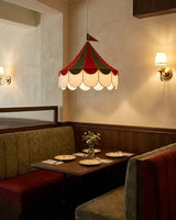Cirelle Canopy Curated Finished Iron Pendant Lig – handcrafted surface texture