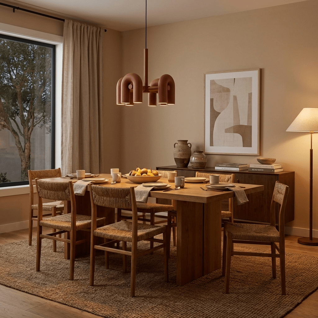 Cirkus Curated Iron & Glass Chandelier – illuminated warm ambiance setting