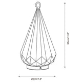Citrayne Curated Hand-Thrown Ceramic Table Lamp – macro detail view