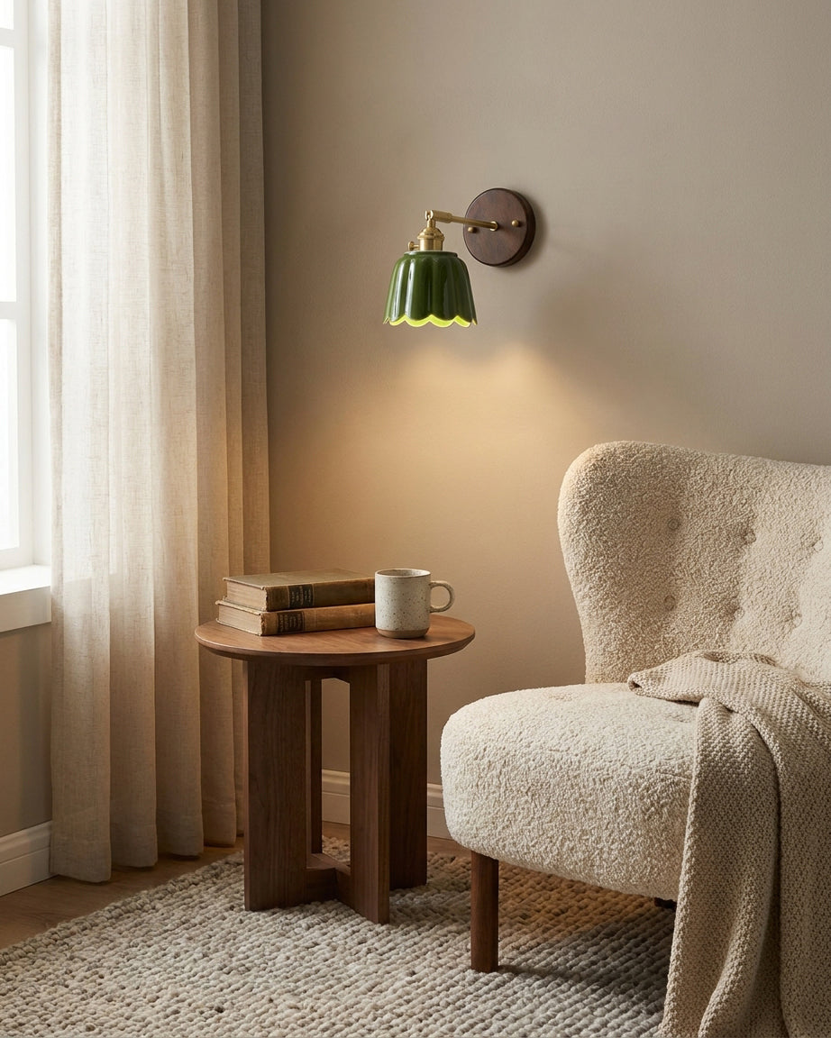 Clarette Curated Solid Brass Wall Sconce