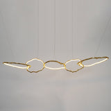 Cloud Rings Series Brass Curated Solid Brass Cha – handcrafted surface texture #1