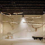 Solid Brass craftsmanship detail on Cloud Rings Series Brass Curated Solid Brass Cha