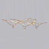 Cloud Rings Series Brass Curated Solid Brass Cha – ∅ 323.6 x W 95.7 x H 53.9 finish configuration