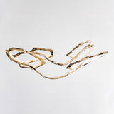 Cloud Rings Series Brass Curated Solid Brass Cha – handcrafted surface texture