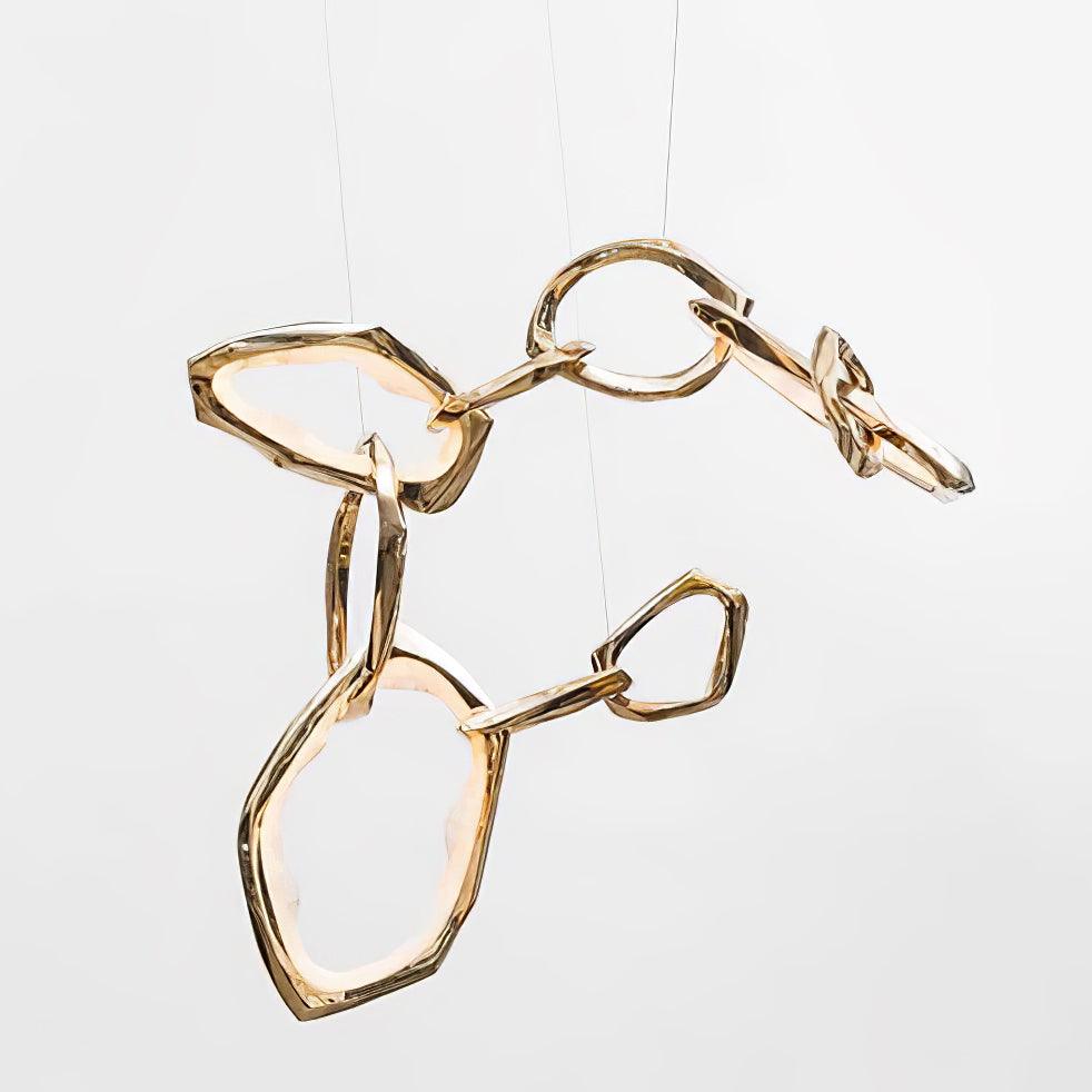 Cloud Rings Series Brass Curated Solid Brass Cha – structural canopy joint detail