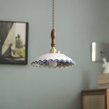 Cobalisse Curated Solid Brass Pendant Light – dimensional scale reference
