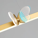 Cohen Butterfly Curated Optical Acrylic Chandeli – architectural ceiling profile