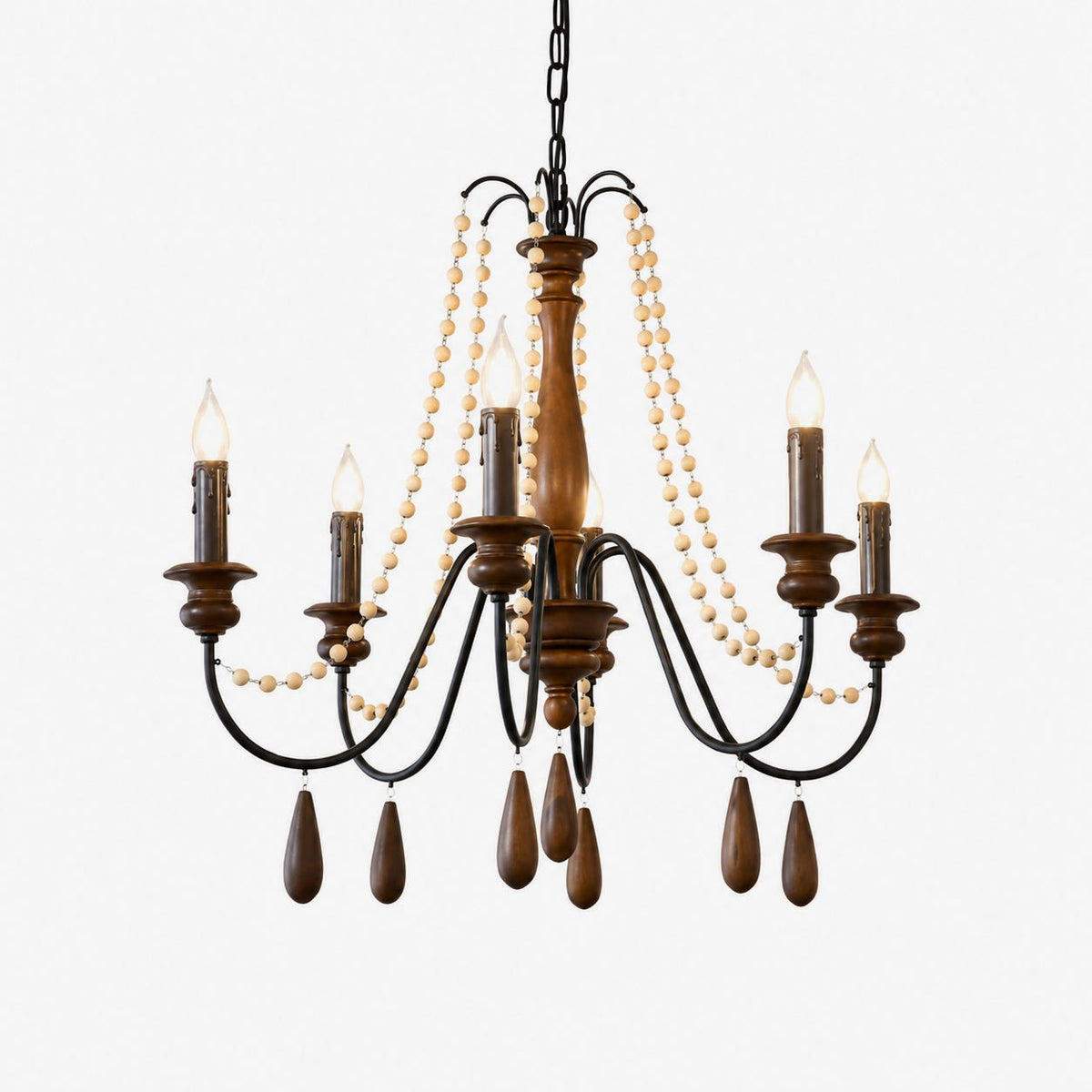 Collana French Country Curated Solid Hardwood Ch – Solid Hardwood Chandelier