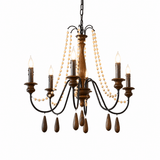 Collana French Country Curated Solid Hardwood Ch – Ø 27.6 × H 26.4 finish configuration