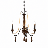 Collana French Country Curated Solid Hardwood Ch – Ø 23.6 × H 26.4 finish configuration