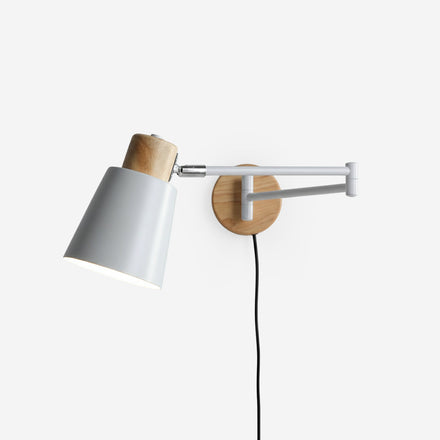 Collin Adjustable Plug In Sconce