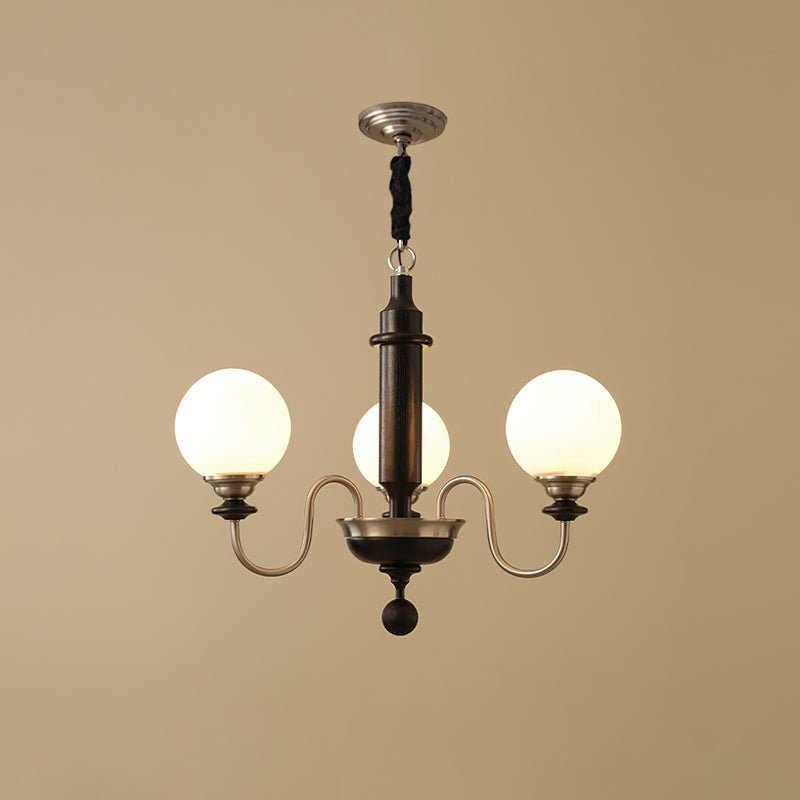 Colonial Grace Curated Mouth-Blown Frosted Glass – illuminated warm ambiance setting #1