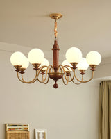 Colonial Grace Curated Mouth-Blown Frosted Glass installed in residential dining space