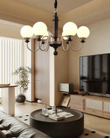 Colonial Grace Curated Mouth-Blown Frosted Glass – dimensional scale reference
