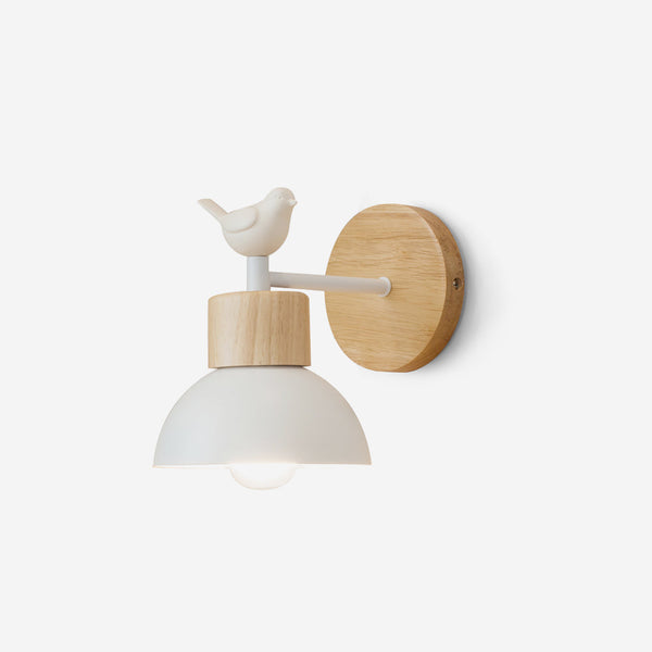 Colorato Bird Curated Iron & Glass Wall Sconce