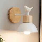 Colorato Bird Curated Iron & Glass Wall Sconce – handcrafted surface texture