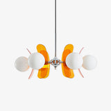 Phosphorescent Curated Mouth-Blown Frosted Glass – Mouth-Blown Frosted Glass Chandelier