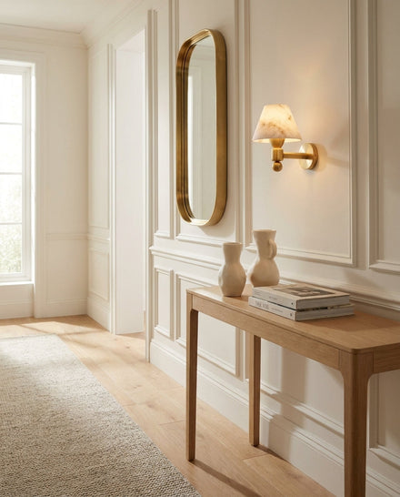 Contrast Alabaster Wall Sconce
