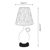 Coravie Curated Hand-Thrown Ceramic Table Lamp – macro detail view