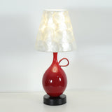 Coravie Curated Hand-Thrown Ceramic Table Lamp – W 18cm x H 40cm  W 7.1 x H 15.7 finish configuration