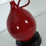 Coravie Curated Hand-Thrown Ceramic Table Lamp – macro detail view #1
