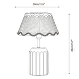 Cordelia Curated Solid Brass Table Lamp – illuminated warm ambiance setting