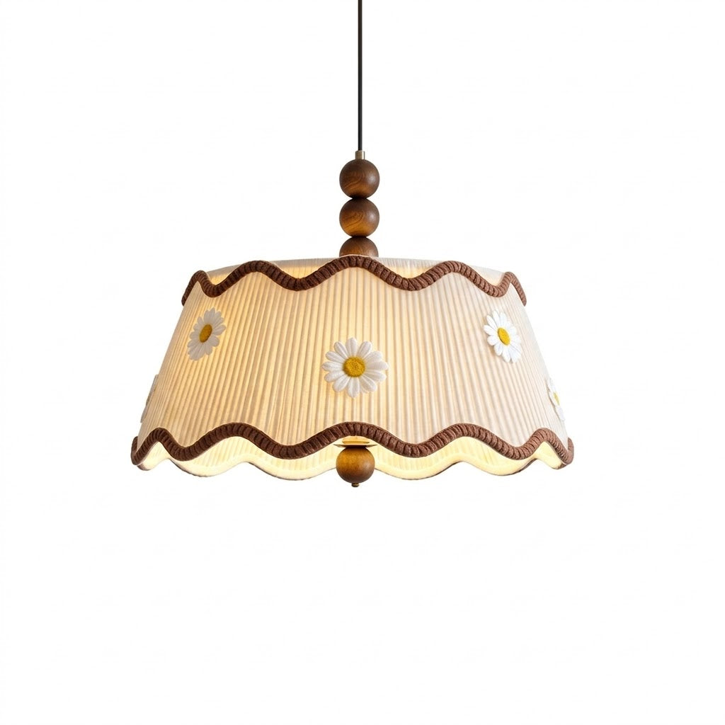 Cordelia Curated Iron & Glass Pendant Light – handcrafted surface texture