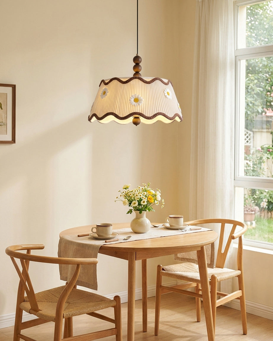 Iron & Glass craftsmanship detail on Cordelia Curated Iron & Glass Pendant Light