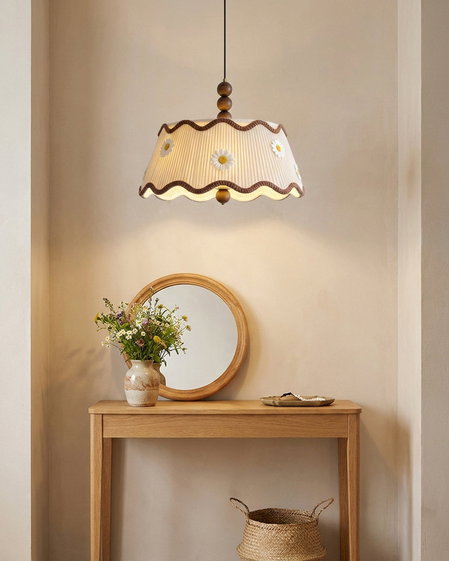 Cordelia Curated Iron & Glass Pendant Light – architectural ceiling profile