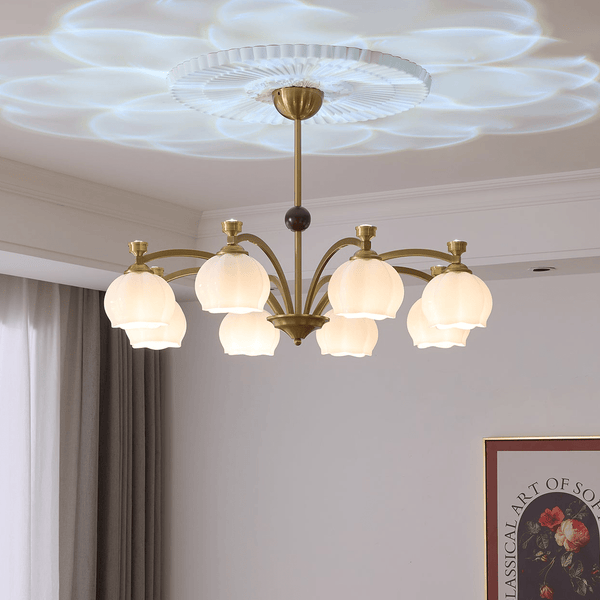 Corinne Arc Curated Mouth-Blown Frosted Glass Ch