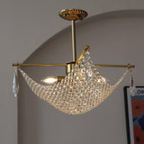 Corona Curated K9 Bohemian Crystal Chandelier – macro detail view