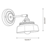 Cottara Curated Solid Brass Wall Sconce – macro detail view