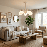Cream Cherry Curated Mouth-Blown Frosted Glass C – architectural ceiling profile