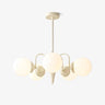 Cream Glass Ball Curated Mouth-Blown Frosted Gla