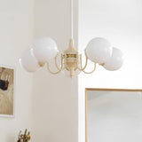 Cream Glass Ball Curated Mouth-Blown Frosted Gla – architectural ceiling profile
