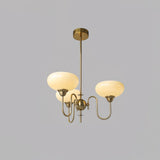 Creamy Persimmon Curated Mouth-Blown Frosted Gla – architectural ceiling profile #1