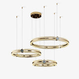 Creative Ring Curated Iron & Glass Chandelier – Iron & Glass Chandelier