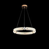 Creative Ring Curated Iron & Glass Chandelier – 1 layer ∅ 31.5 x H 59.1 finish configuration