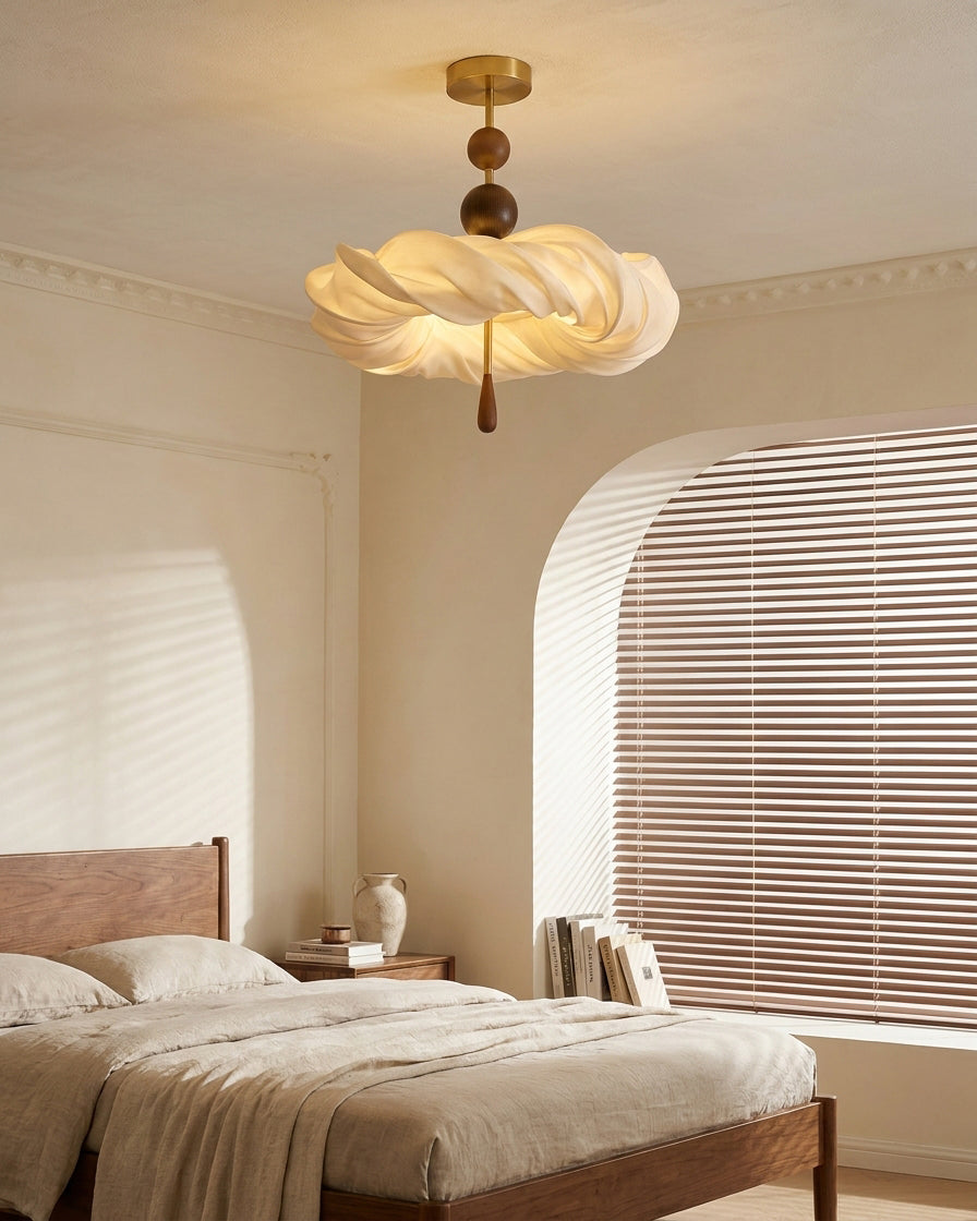 Cremelle Curated Solid Hardwood Flush Mount Ceil – architectural ceiling profile
