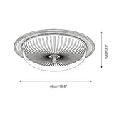 Crestfold Curated Solid Hardwood Flush Mount Cei – macro detail view