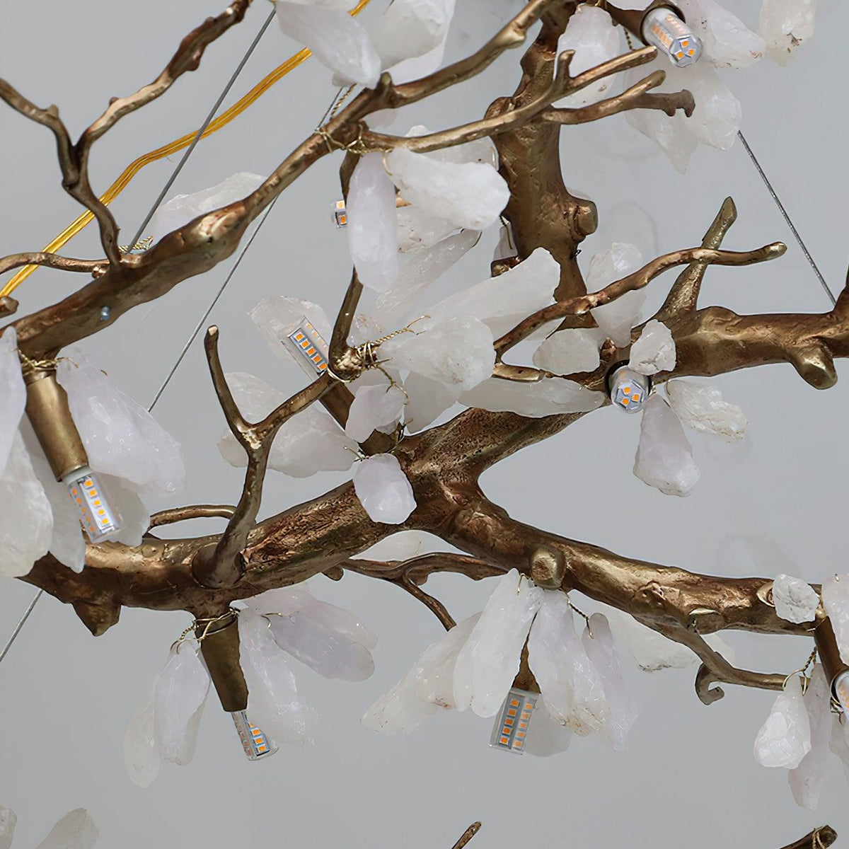 Crushed Natural Stone Curated Solid Brass Chande – handcrafted surface texture