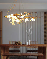 Solid Brass craftsmanship detail on Crushed Natural Stone Curated Solid Brass Chande