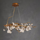 Crushed Natural Stone Curated Solid Brass Chande – unlit natural material contrast
