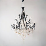 Tatum Lux Shell Crystal Curated K9 Bohemian Crys – 21 Heads ∅ 54.3 x H 86.6  Dia 138cm x H  finish configuration