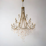 Tatum Lux Shell Crystal Curated K9 Bohemian Crys – 21 Heads ∅ 54.3 x H 86.6  Dia 138cm x H  finish configuration #1
