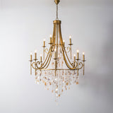 Tatum Lux Shell Crystal Curated K9 Bohemian Crys – dimensional scale reference