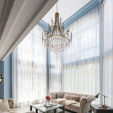 Tatum Lux Shell Crystal Curated K9 Bohemian Crys – illuminated warm ambiance setting